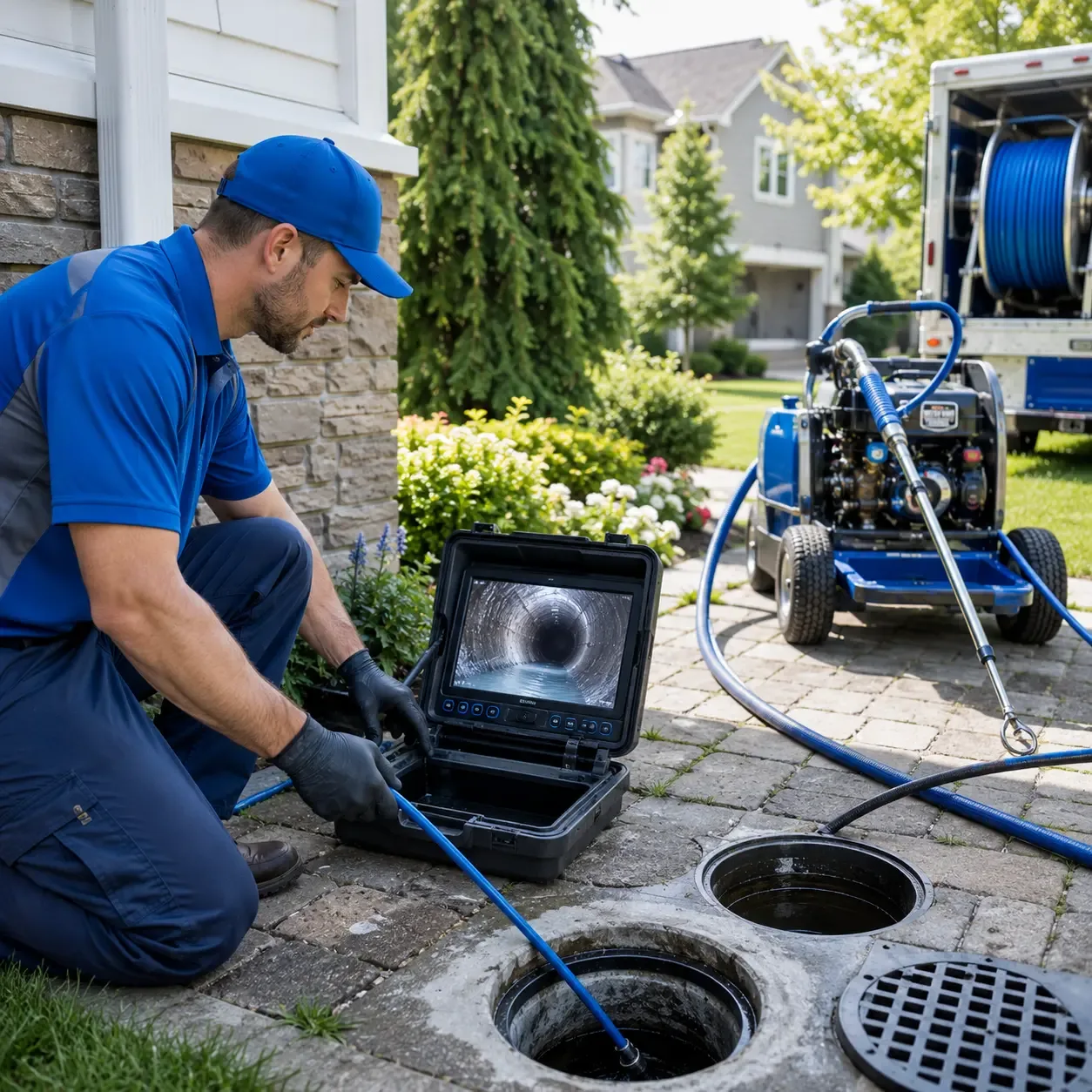 Outdoor drain cleaning professionals serving Ralston, PA